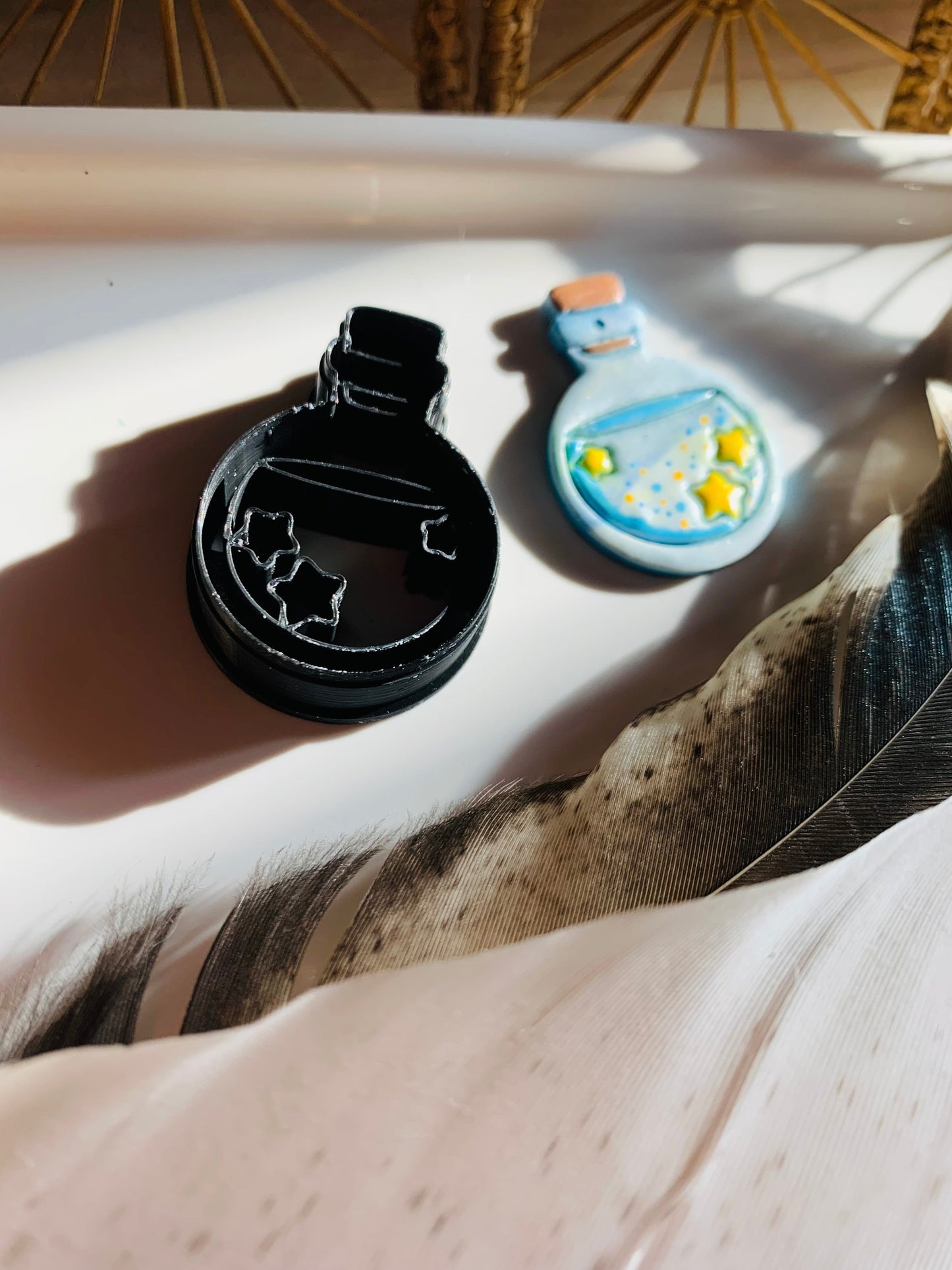 Sleepy Time Star Filled Potion Sharp Clay Cutter