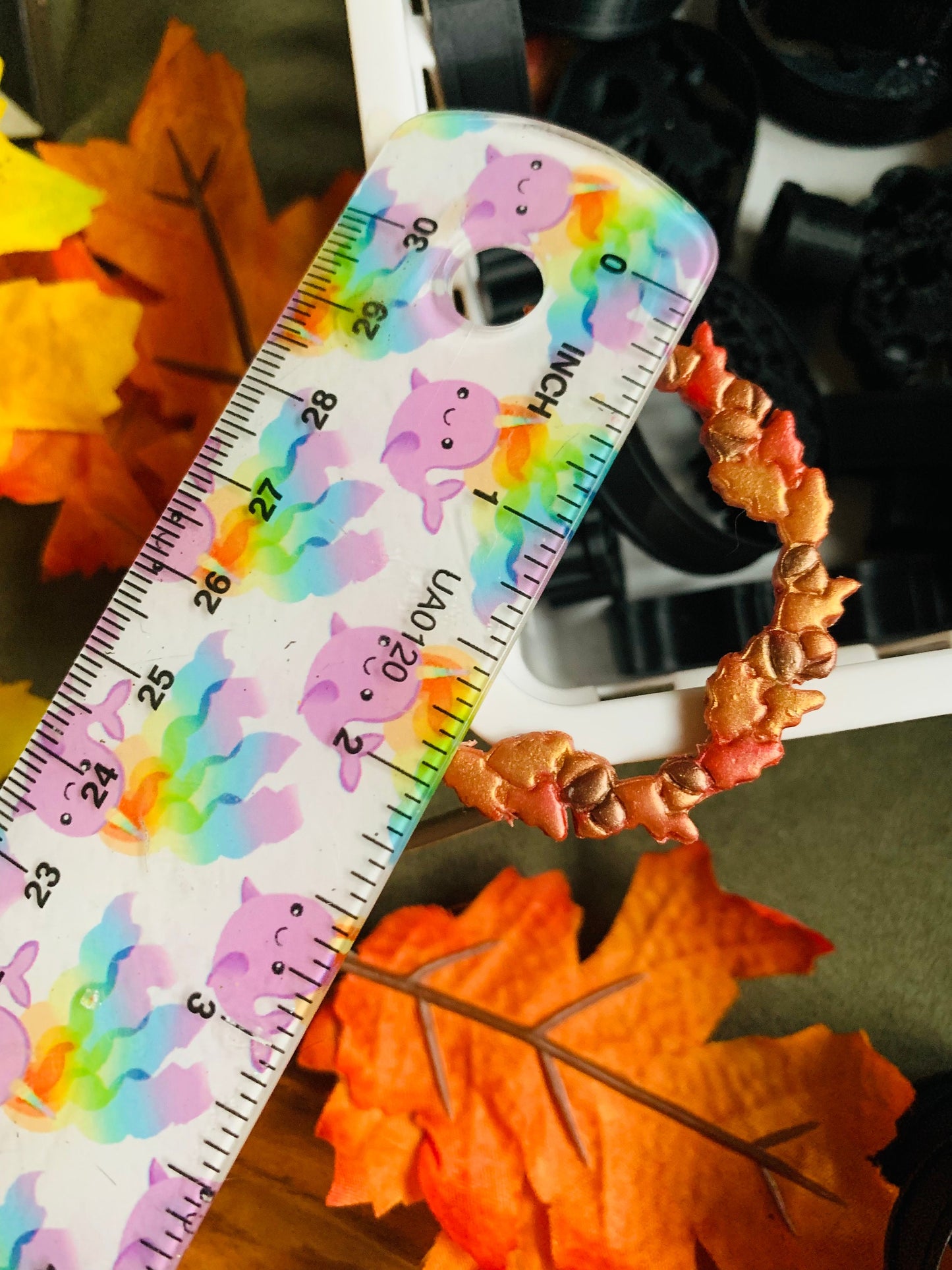 Wreath of Acorns and Oak Leaves Embossed Sharp Cutter for Clay and More