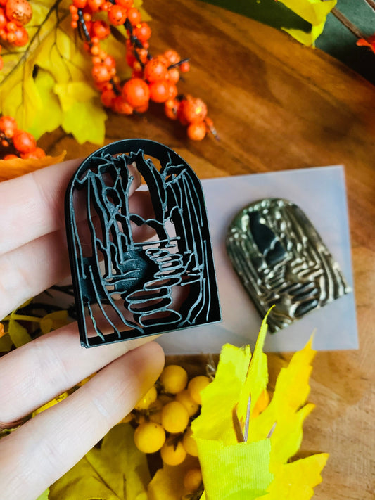 Path Through the Woods Embossed Sharp Cutter for Clay and More