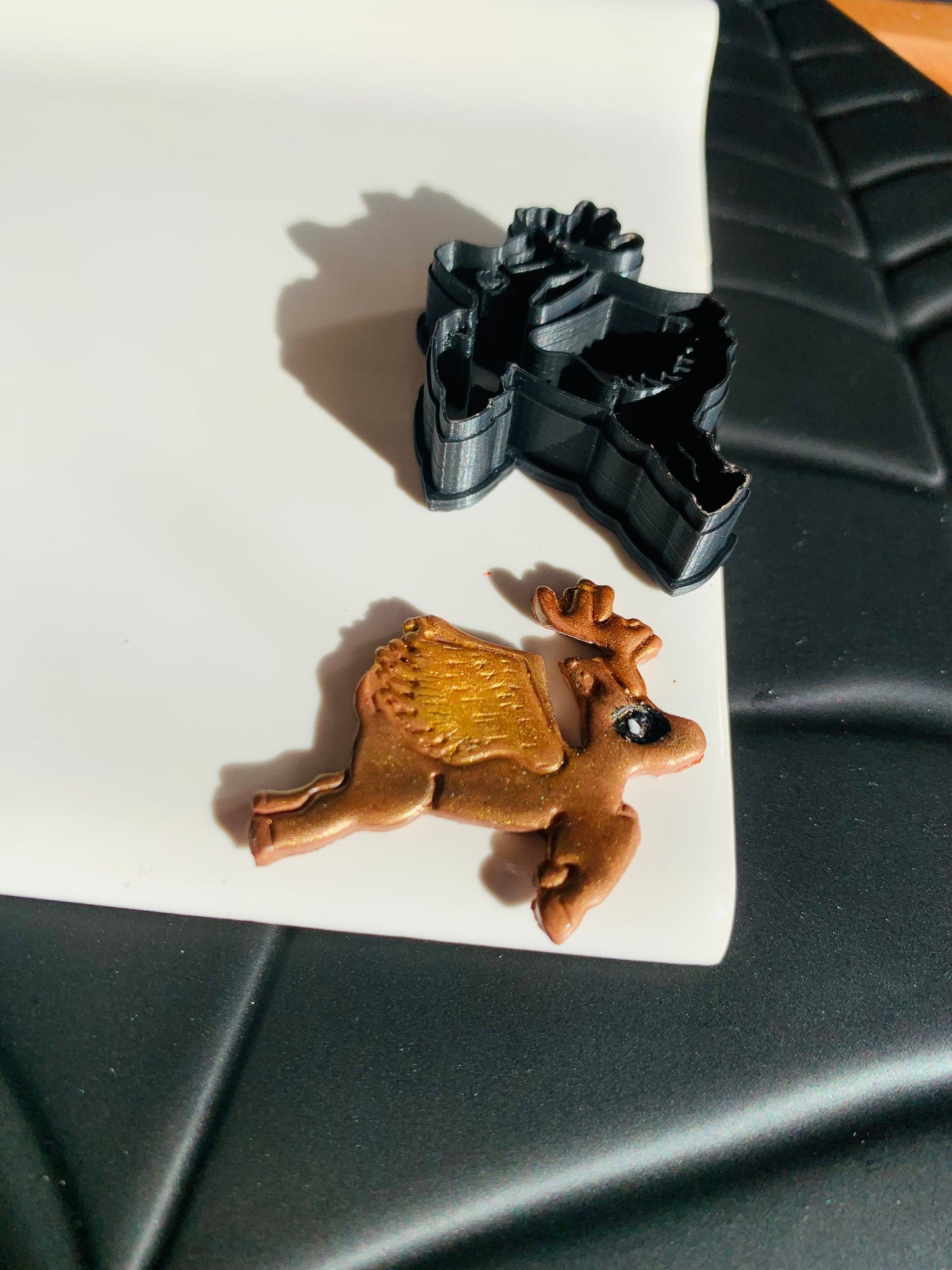 Cryptid Peryton Reindeer Bird Sharp Clay Cutter