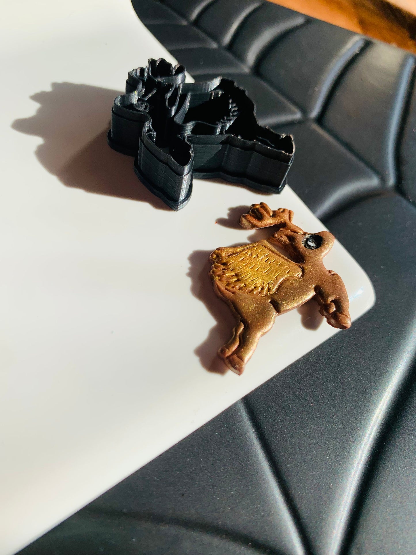 Cryptid Peryton Reindeer Bird Sharp Clay Cutter