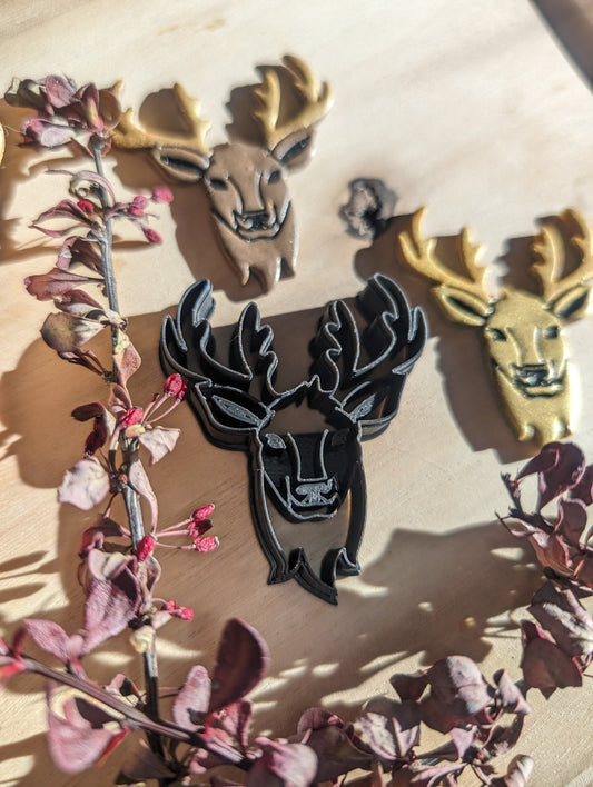 TRICKY Deer Head Portrait Sharp Clay Cutter