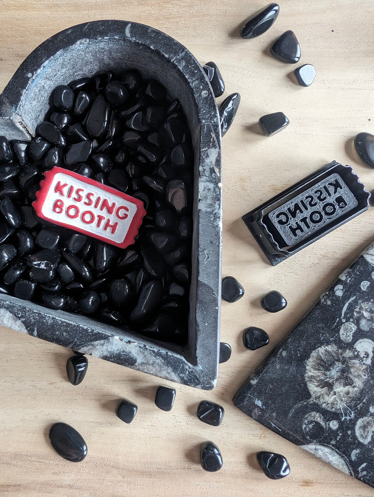 Kissing Booth Carnival Ticket Sharp Clay Cutter