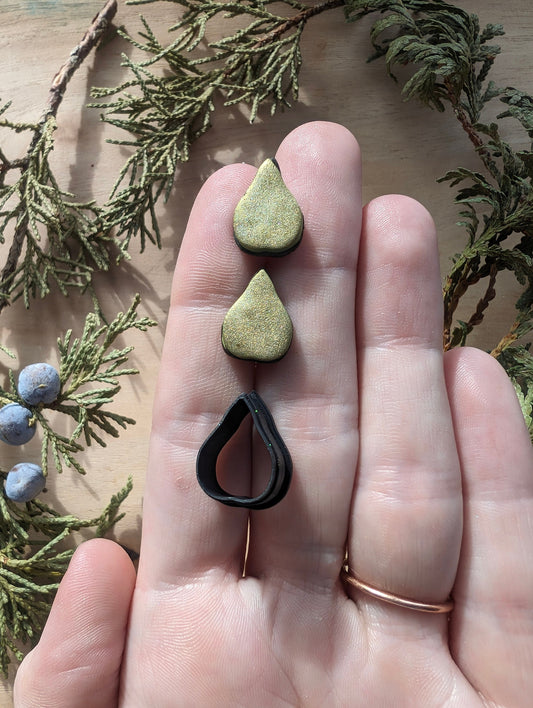 Mini Poplar Leaf Sharp Clay Cutter