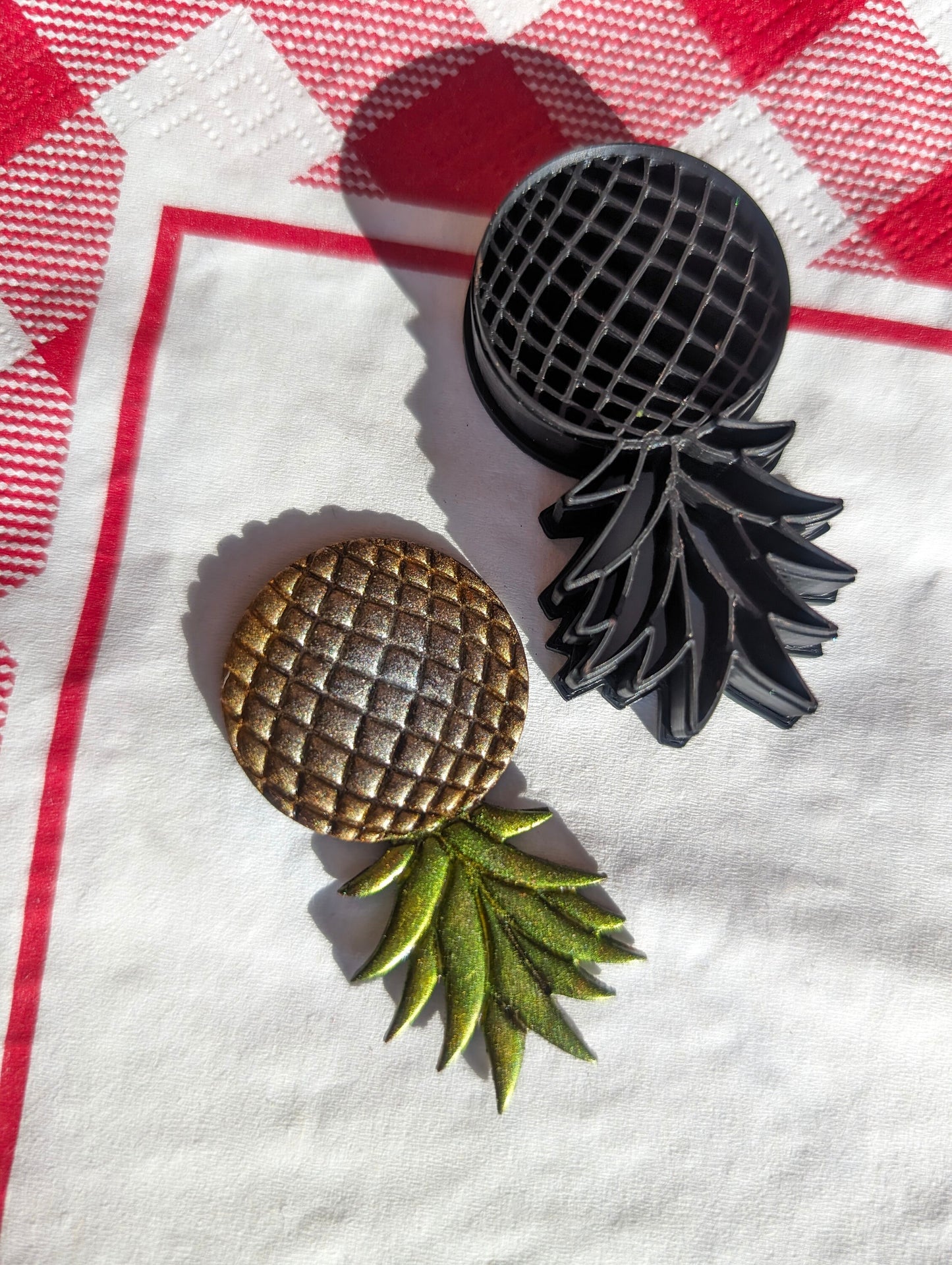 Pineapple Fruit Disco Ball Berry Sharp Clay Cutter