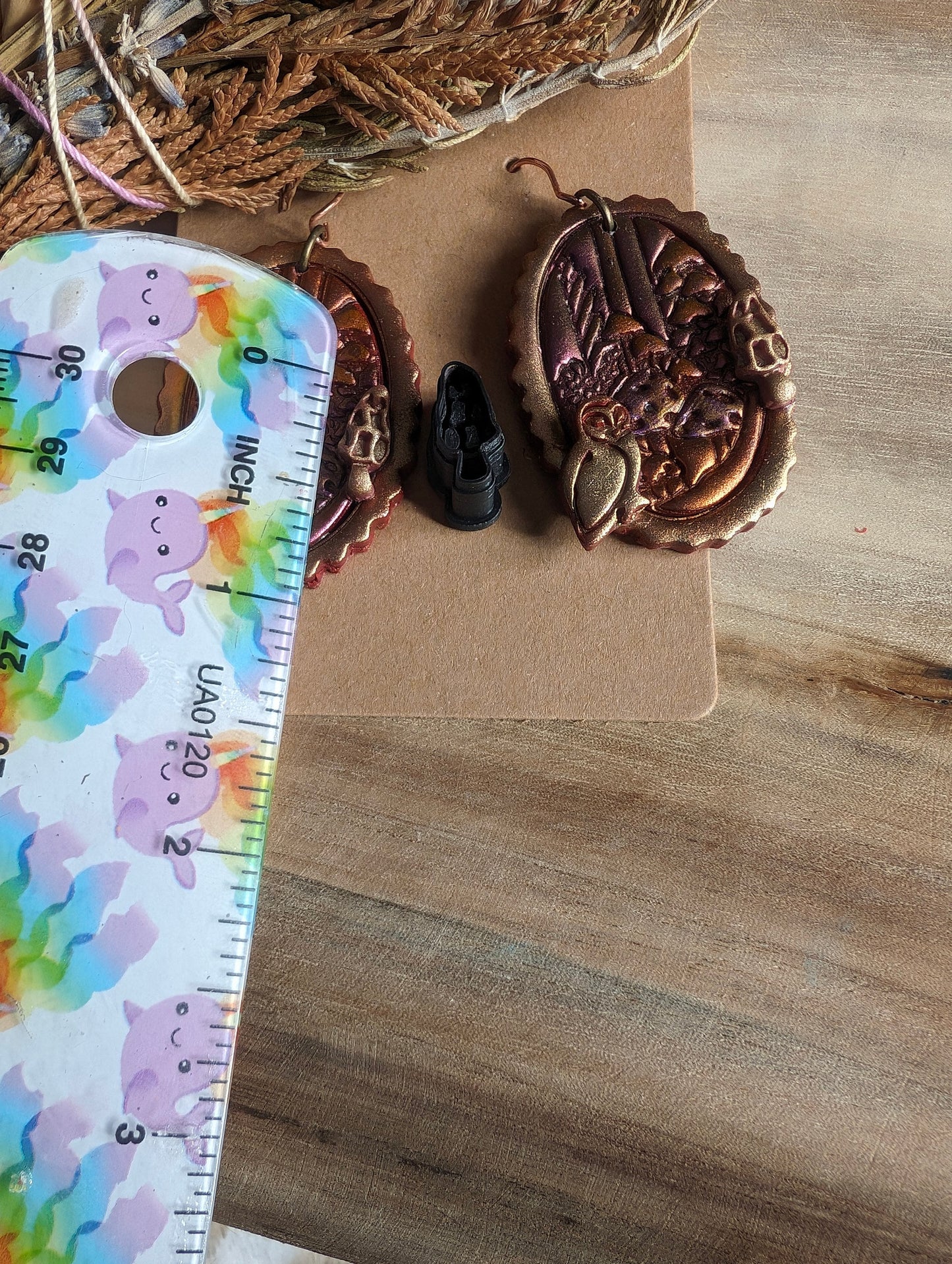Micro Sized Morel Mushroom Sharp Clay Cutter