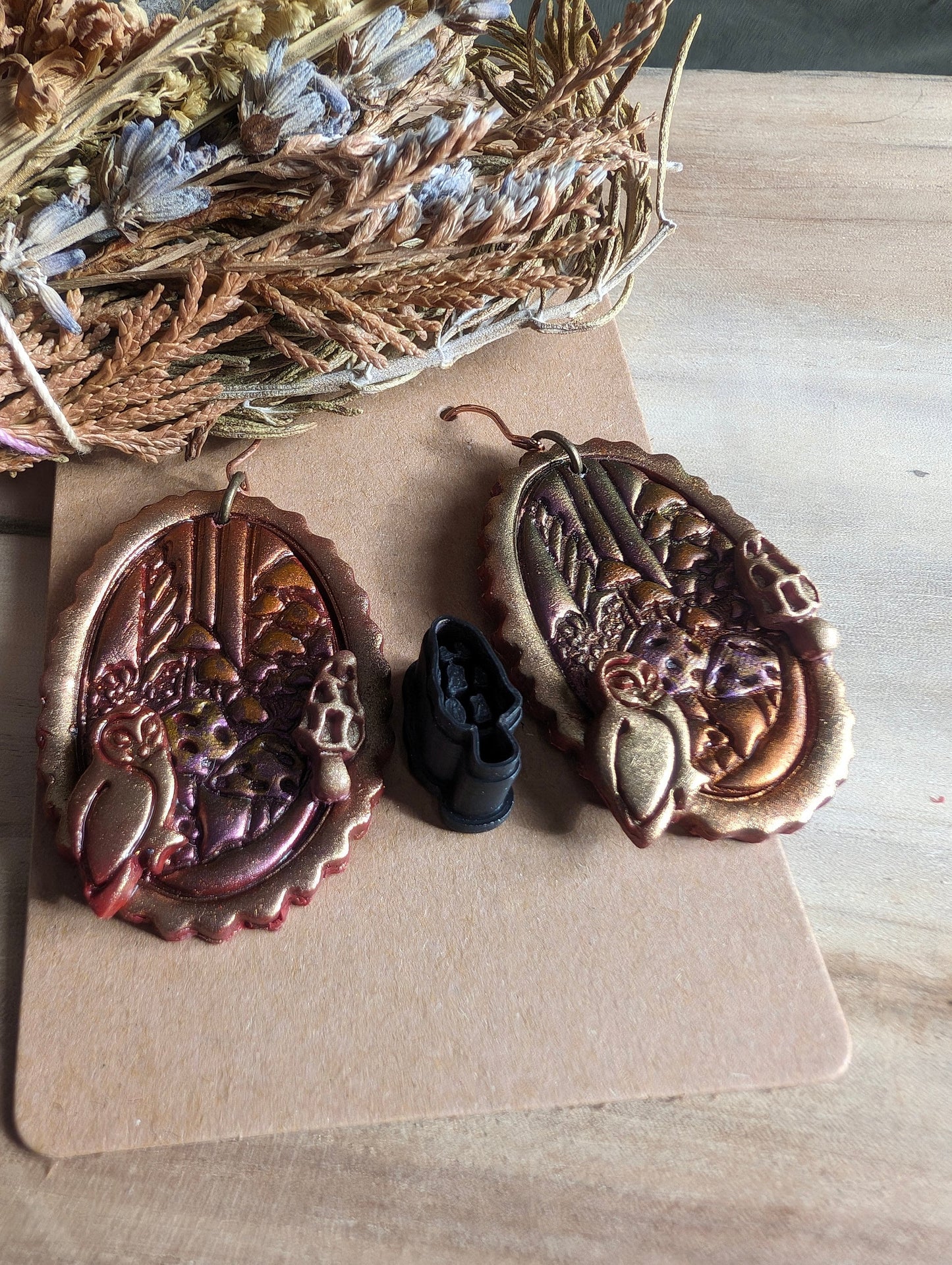 Micro Sized Morel Mushroom Sharp Clay Cutter