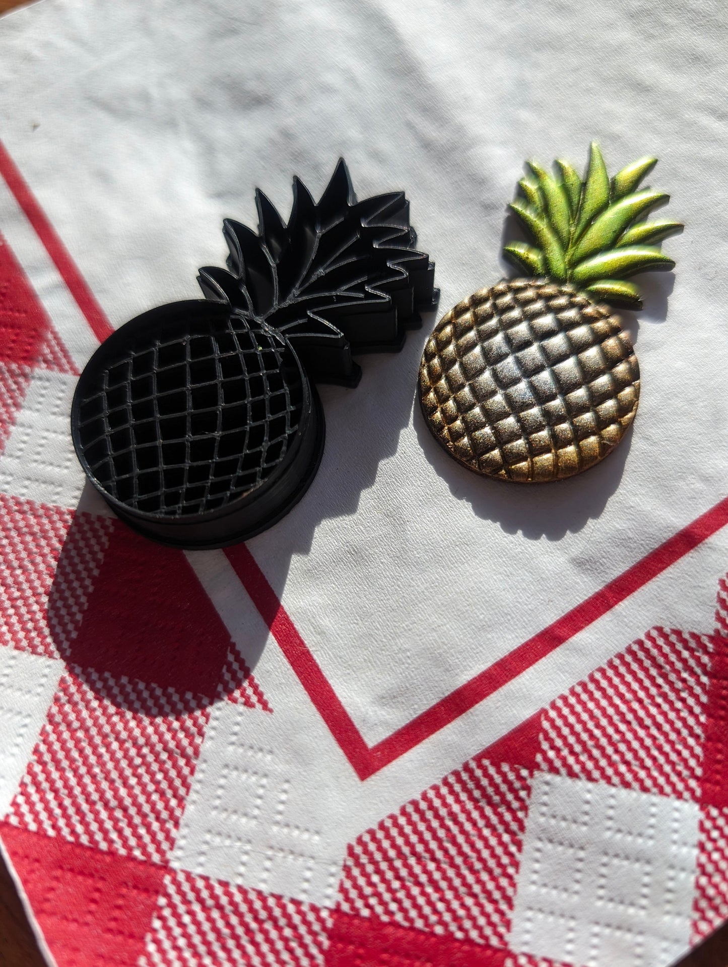 Pineapple Fruit Disco Ball Berry Sharp Clay Cutter