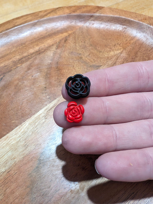 Micro Rose Flower Sharp Clay Cutter