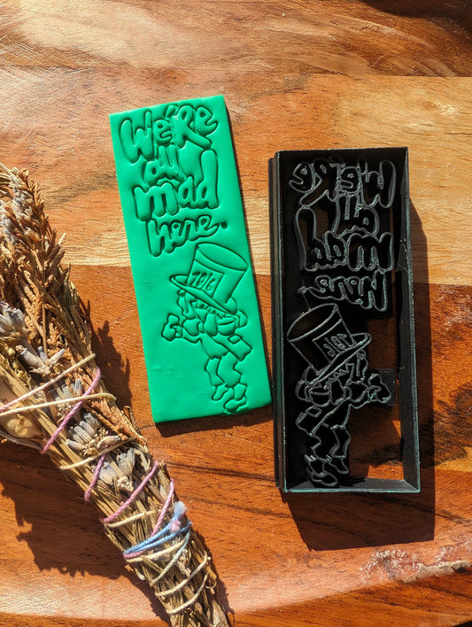 Classic Vintage Style Hatter Bookmark Sharp Cutter for Clay