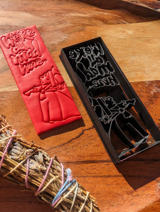 Classic Vintage Style Card Queen Bookmark Sharp Cutter for Clay
