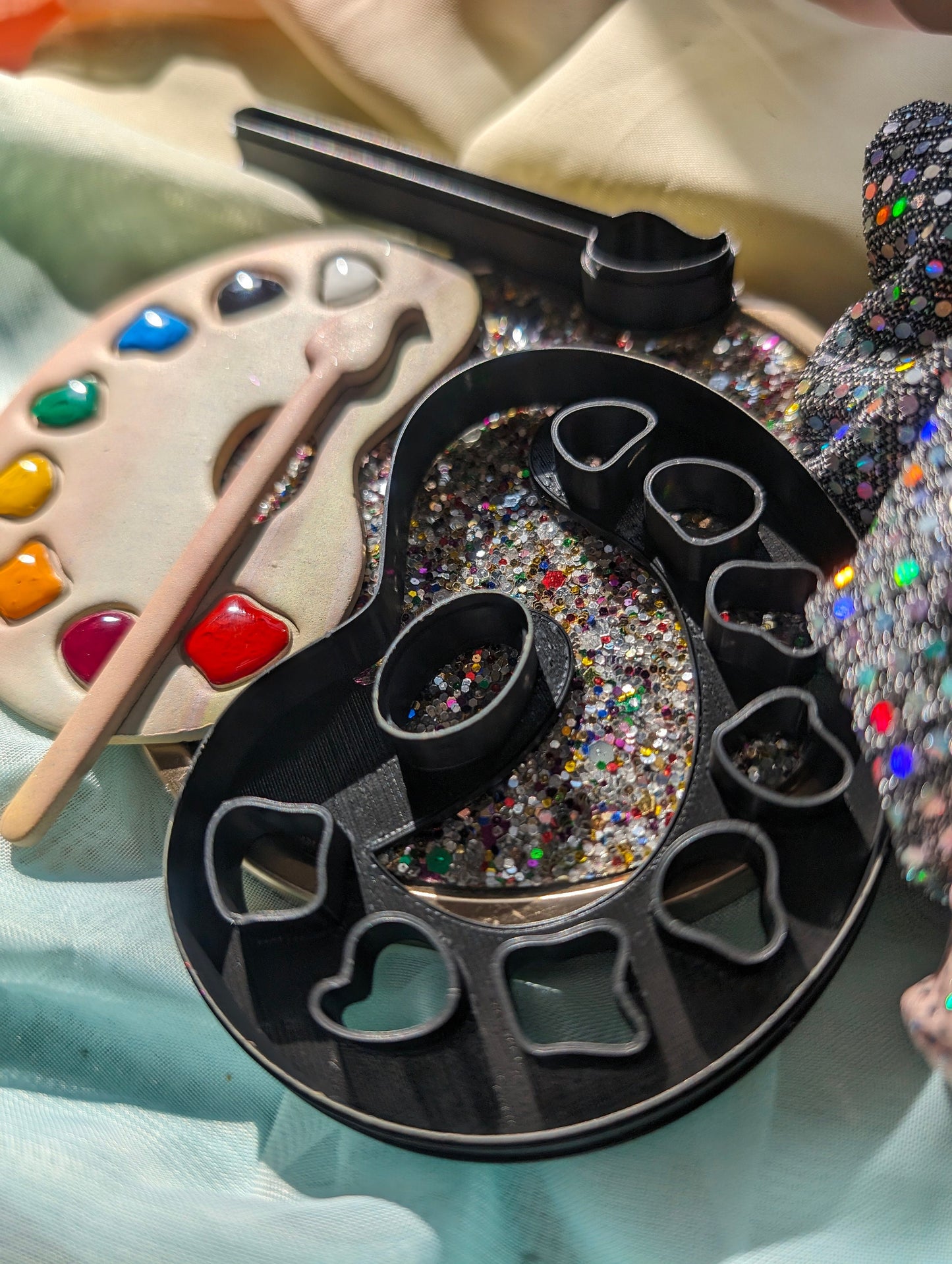 XL Paint Palette and Brush Sharp Clay Cutter