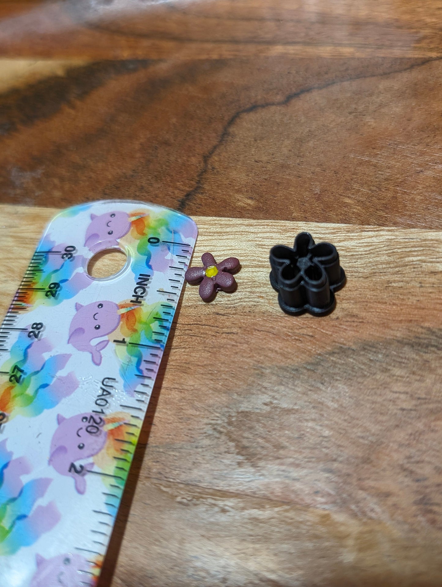 Micro Ditzy Daisy Flower 5 Petal Sharp Clay Cutter